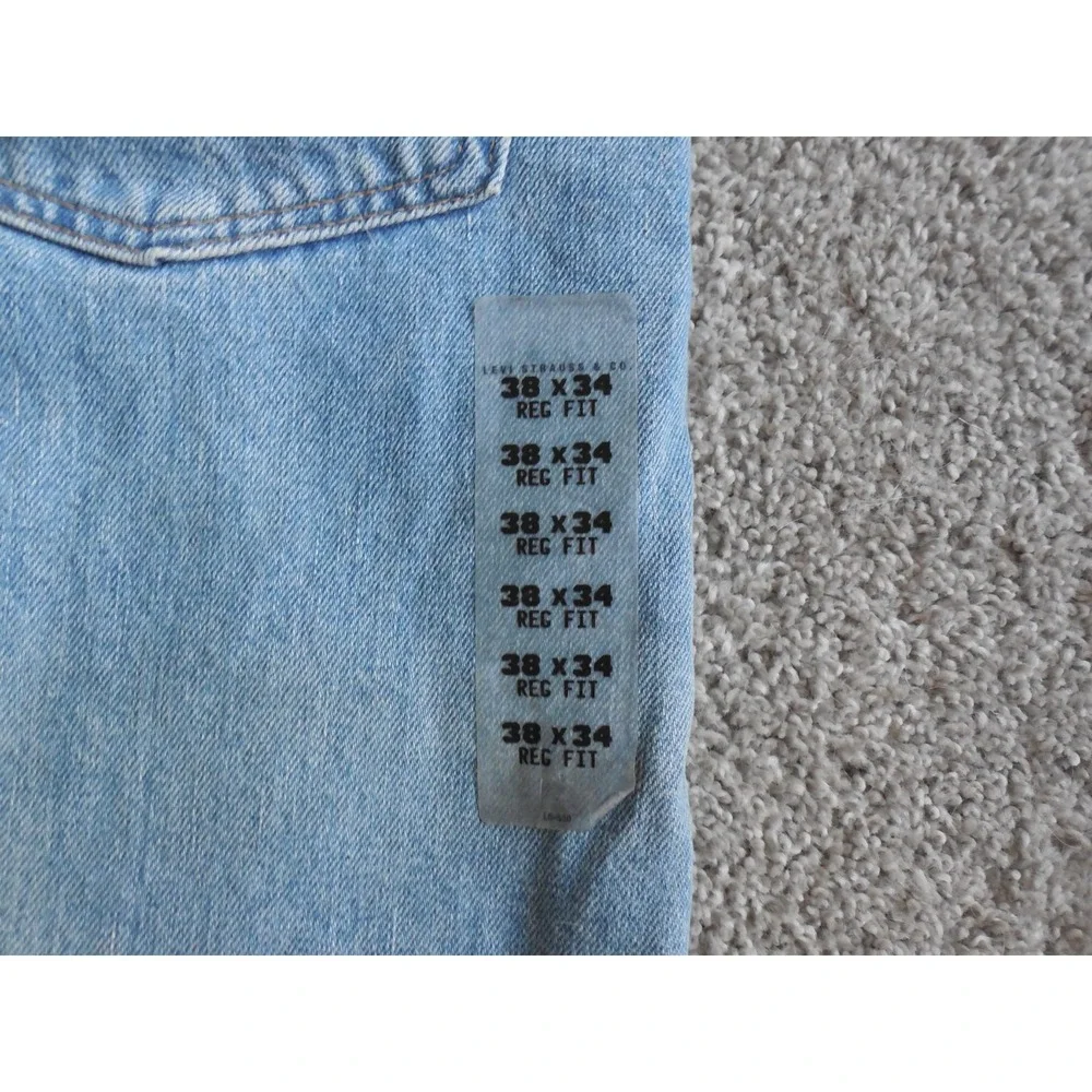VTG DEADSTOCK Levis 505 Mens Jeans 36x30 Blue Regular Fit Straight 2000 90s Y2K
